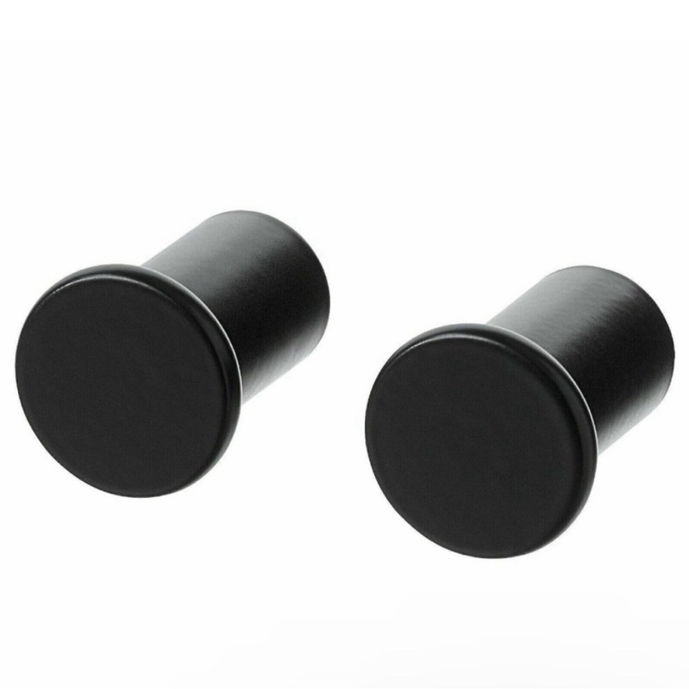 Ikea - SKOGSVIKEN Bathroom Wall Hooks Steel Coated Concealed Screws Black NEW
